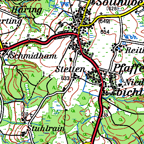 Strassenradrennen Rosenheim, Anfahrt Rosenheim Niedermoos - Lauterbach